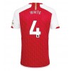 Arsenal Ben White #4 Hjemmedrakt 2023-24 Kortermet